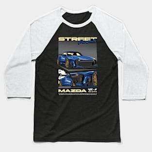 Miata MX-5 Racing Car Baseball T-Shirt